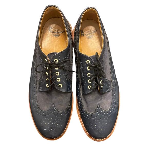 Dr. Martens Other - Dr. Martens Alfred Wingtip Oxford Brogue Shoes Navy Blue Men’s 11 Heritage Indie